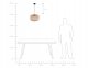 Lampa wisząca Beliani Lampa wisząca KIBI Rattan Naturalny 8