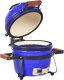 Beliani Mini grill węglowy KAMADO Ceramika Niebieski 1