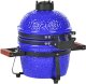 Beliani Mini grill węglowy KAMADO Ceramika Niebieski 8