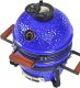 Beliani Mini grill węglowy KAMADO Ceramika Niebieski 10