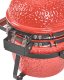 Beliani Mini grill węglowy KAMADO Ceramika Czerwony 13