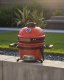 Beliani Mini grill węglowy KAMADO Ceramika Czerwony 2