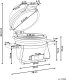 Beliani Mini grill węglowy KAMADO Ceramika Czerwony 3