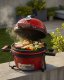 Beliani Mini grill węglowy KAMADO Ceramika Czerwony 4