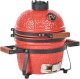 Beliani Mini grill węglowy KAMADO Ceramika Czerwony 5