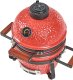 Beliani Mini grill węglowy KAMADO Ceramika Czerwony 9