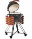 Beliani Grill węglowy KAMADO Ceramika Czarny 6