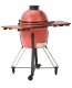 Beliani Grill węglowy KAMADO Ceramika Czerwony 5