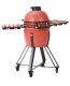 Beliani Grill węglowy KAMADO Ceramika Czerwony 8