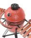 Beliani Grill węglowy KAMADO Ceramika Czerwony 9
