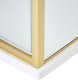 Beliani Kabina prysznicowa DARLI 70 x 70 x 185 cm Złoty 8