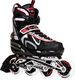Rolki Blackwheels regulowane Flex czarno-czerwone r. 31-34 5