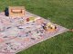 Beliani Koc piknikowy TUFKI 200 x 200 cm Purpurowy 2