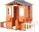 Beliani Domek ogrodowy dla dzieci AMPELIKO Drewno Jasnobrązowy 4