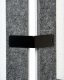 Beliani 3-panelowy parawan pokojowy FUTURA Ciemnoszary 180 cm 180 cm 7
