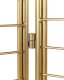 Beliani 3-panelowy parawan pokojowy NOALE złoty 135 cm 170 cm 7