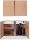 Fluval Szafka do zestawu Siena 330, buk, 110 x 55 x 73 cm 2