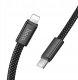 Hoco Kabel USB C do Lightning Hoco PD 30W płaski 1 m X125 czarny 1