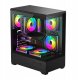Obudowa Darkflash Obudowa komputerowa DarkFlash C365 (czarny) + 5 wentylatorów 2