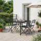 vidaXL vidaXL Zestaw Mebli Ogrodowych 5 pcs antracytowy Żelazo i stal 1