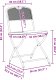 vidaXL vidaXL Zestaw Mebli Ogrodowych 5 pcs antracytowy Żelazo i stal 9