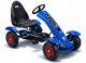 Super-Toys Sportowy Gokart Na Pedały F618 Pomowane Koła Obciążenie 50kg Niebieski 2