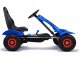 Super-Toys Sportowy Gokart Na Pedały F618 Pomowane Koła Obciążenie 50kg Niebieski 3