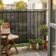 Springos Osłona balkonowa, maskująca 1x5 m mata na balkon zacieniająca 95% antracyt UNIWERSALNY 5