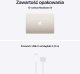 Laptop Apple Apple MacBook Air 13" M5 10-core CPU + 10-core GPU / 16GB RAM / 2TB SSD / Klawiatura US / Zasilacz 70 W / Księżycowa poświata (Starlight) 9