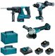 Zestaw elektronarzędzi Makita MAKITA ZESTAW COMBO 18V DLX3202TJ (DHP492, DGA506, DHR243) 3x5,0Ah 2xMP 2