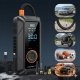 Kompresor samochodowy Farrot kompresor bezprzewodowy powerbank led 150psi pompka powietrza elektryczna Powerbank LED AUTO STOP 14
