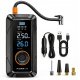 Kompresor samochodowy Farrot kompresor bezprzewodowy powerbank led 150psi pompka powietrza elektryczna Powerbank LED AUTO STOP 16