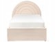 Beliani Łóżko dziecięce z pojemnikiem Boucle ANET 90 x 200 cm Beżowy 6