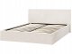 Beliani Łóżko z pojemnikiem Boucle ORBEY 140 x 200 cm Złamana biel 6