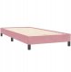 vidaXL Łóżko kontynentalne z materacem, różowe, 80x220 cm Lumarko! 4