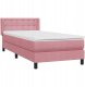 vidaXL Łóżko kontynentalne z materacem, różowe, 80x220 cm Lumarko! 3
