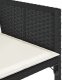 Ambiance 9-cz. zestaw mebli ogrodowych z poduszkami, czarny, rattan PE Lumarko! 7