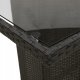 vidaXL 9-cz. zestaw mebli ogrodowych z poduszkami, czarny, rattan PE Lumarko! 2