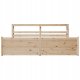 vidaXL Rama łóżka z zagłówkiem, 180x200 cm, sosnowa Lumarko! 4