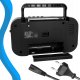 Radio Retoo RADIO PRZENOŚNE KUCHENNE BLUETOOTH SIECIOWO-BATERYJNE UCHWYT USB 1