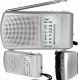 Radio Retoo RADIO KUCHENNE NA BATERIE PRZENOŚNE MAŁE FM AM SW ANTENA SREBRNE 1