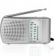 Radio Retoo RADIO KUCHENNE NA BATERIE PRZENOŚNE MAŁE FM AM SW ANTENA SREBRNE 4