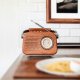 Radio Retoo Radio FM z Bluetooth / Radio FM with bluetooth CZERWONE 8
