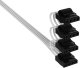 Corsair Premium Sleeved 4x 4-Pin-Molex-Kabel do zasilacza Typ-5 biały 2