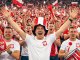 Verk Kapelusz cylinder kibica biało czerwony nakrycie na głowę polska mecz 9