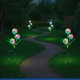 Lampka wtykowa do gniazdka Maximex Lampki ogrodowe solarne, dmuchawce LED, 2 sztuki, 75 cm 3