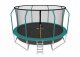 Trampolina ogrodowa Funfit Trampolina ogrodowa dla dzieci 404cm z siatką zewnętrzną i drabinką 5