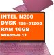 Laptop HP Laptop HP 17-cn3104ds / A59W2UA / Intel N200 / 16GB / 128GB UFS + 512GB M.2 / Intel UHD / HD+ / Win 11 / Fioletowy 1