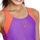 Speedo Strój kąpielowy dziewczęcy Boom Splice Muscleback Royal Purple/Watermelon r. 176 (8-10844B824) 6