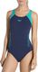 Speedo Strój kąpielowy Boom Splice Racerback Navy/Jade Green r. 32 (810822B369) 3